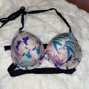 Victoria’s Secret Floral Ultra Push up Bikini Top